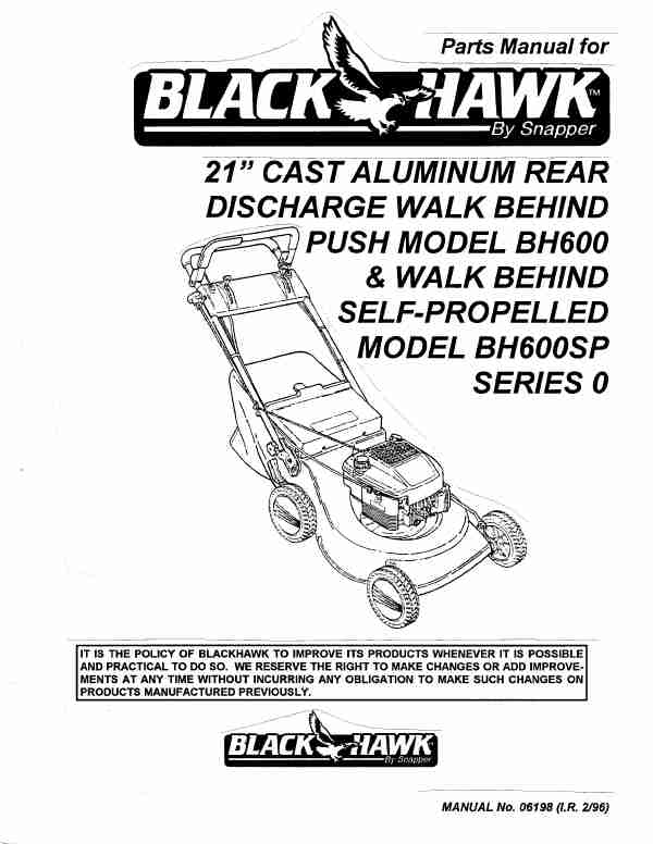 Snapper Lawn Mower BH600-page_pdf